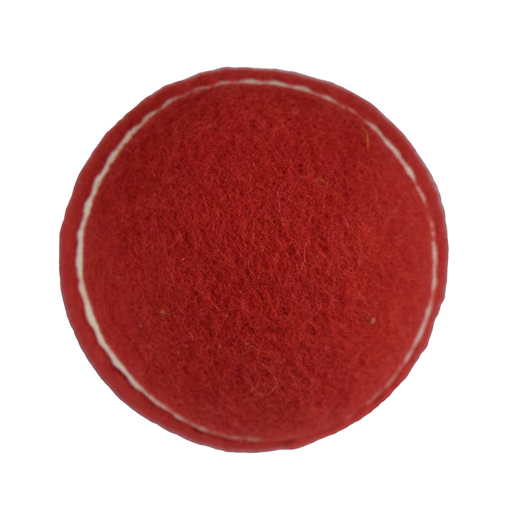 SS Tennis Cricket Tennis Ball With Seam Light Red