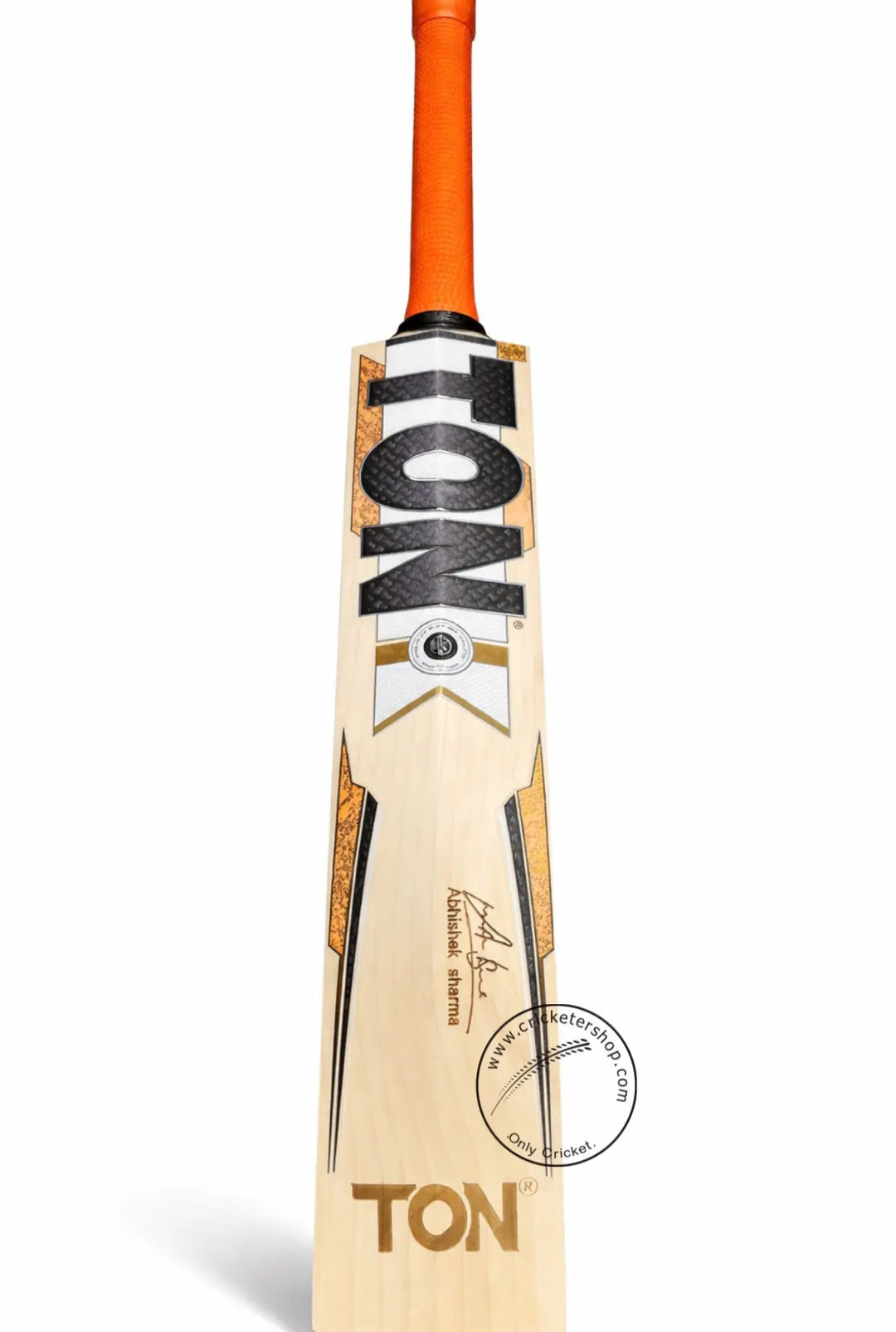 SS Abhisek Sharma Player English Willow Cricket Bat Size SH @ Back View