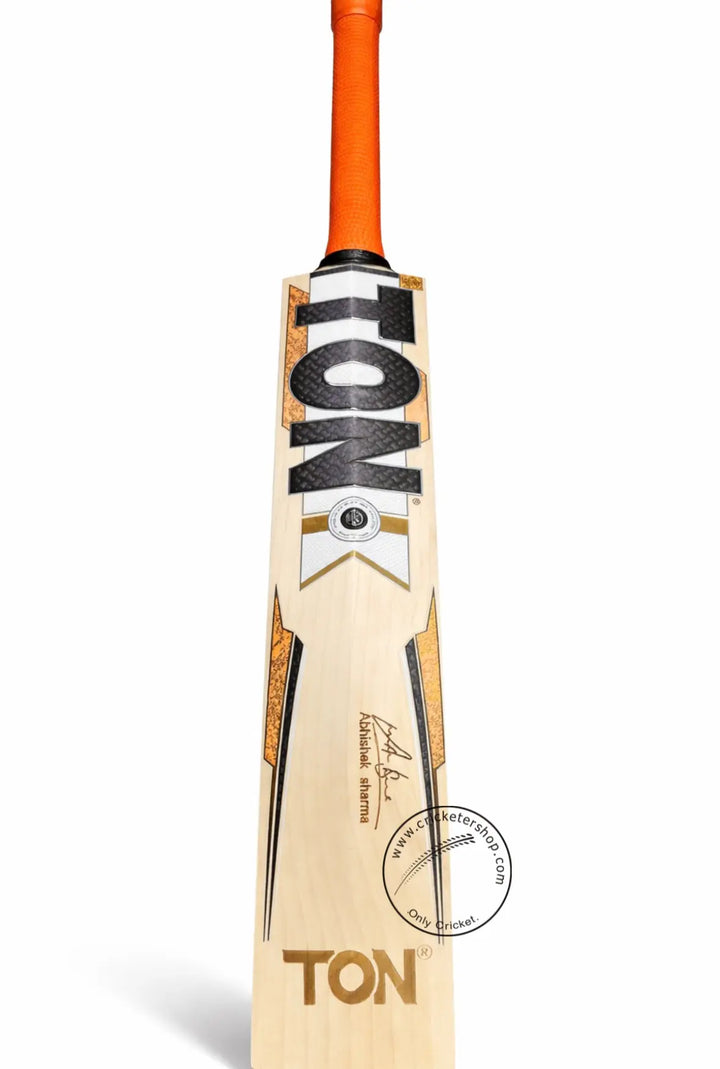SS Abhisek Sharma Player English Willow Cricket Bat Size SH @ Back View
