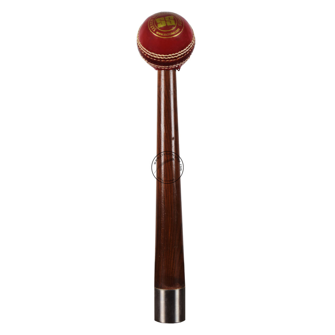 SS Bat Knocking Ball Head Mallet With Cone @ Front View