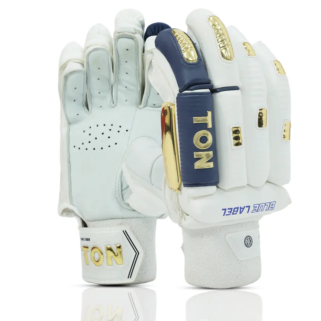 SS Blue Label Cricket Batting Gloves Adult Size @ Composite View