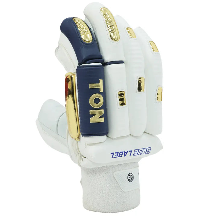 SS Blue Label Cricket Batting Gloves Adult Size @ Right Back View