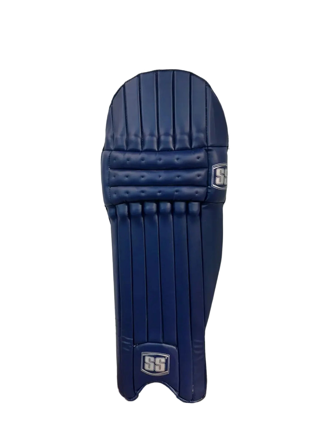 SS Cambridge Cricket Batting Leg Guard Navy Blue Pads Adult Size @ Front View
