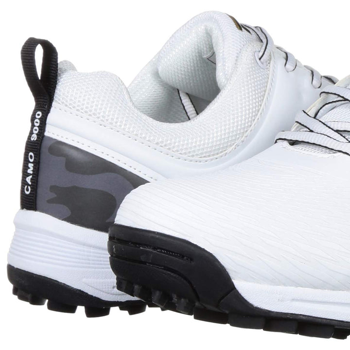 SS Camo 9000 Black White Cricket Shoes @ Side View 3