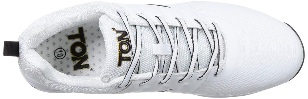 SS Camo 9000 Black White Cricket Shoes @ Top View 2