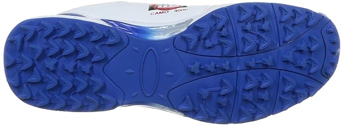 SS Camo 9000 Blue White Cricket Shoes @ Sole View 1