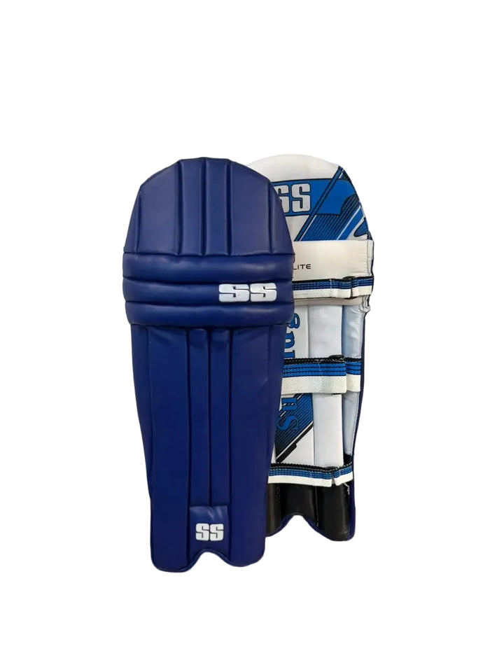 SS Club lite Navy Blue Cricket Batting Leg Guard Pads Size @ Composite View