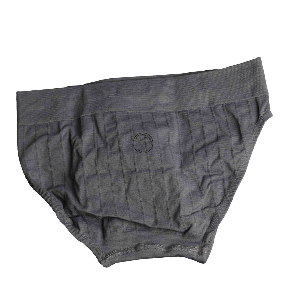 SS Compression Brief Colour Gray @ Back View