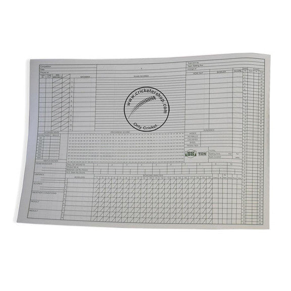 SS Cricket Scorebook Pack of 2 @ Inside View 1