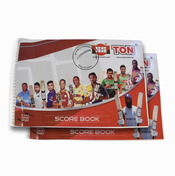 SS Cricket Scorebook Pack of 2 @ Front View