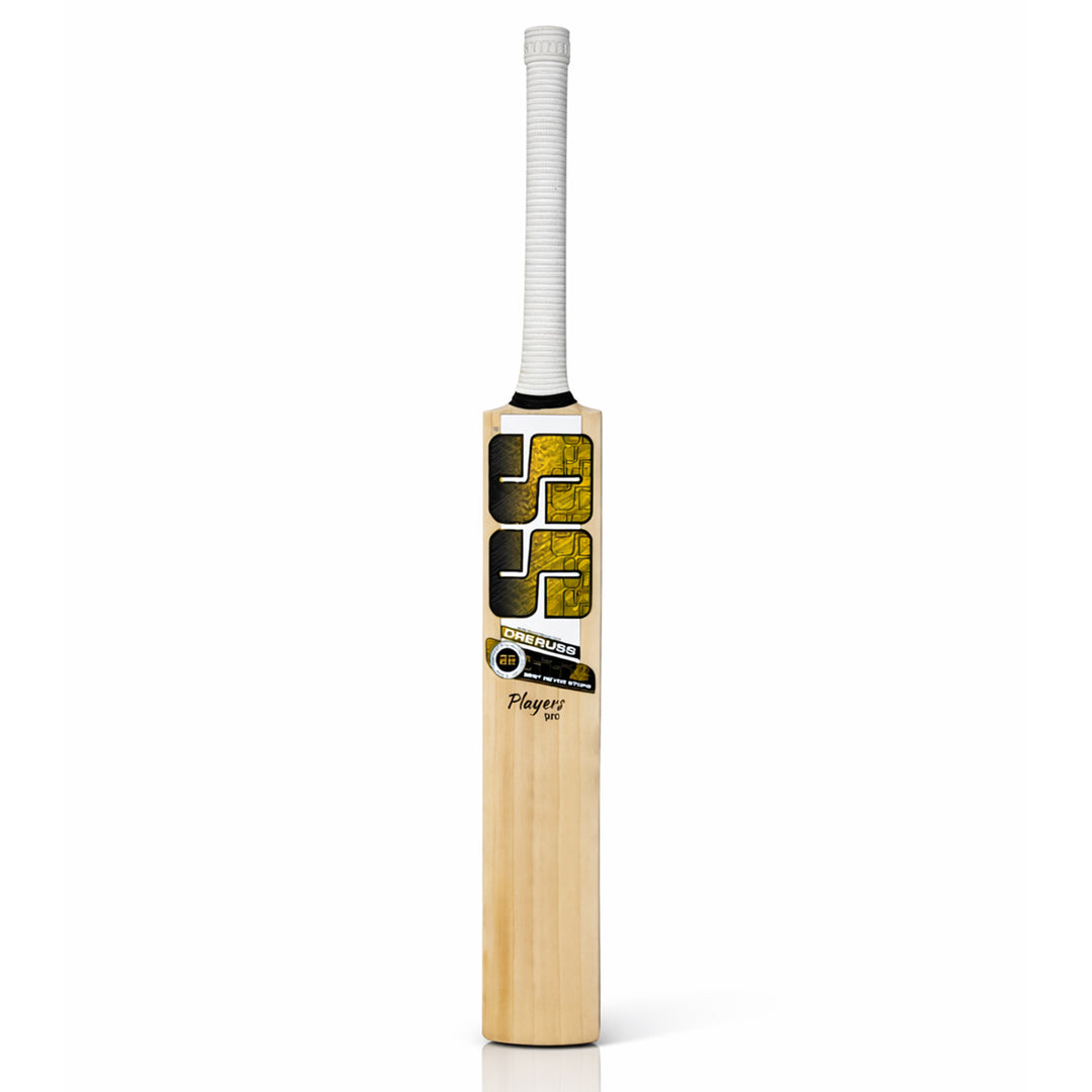 SS DRE Russ Pro English Willow Cricket Bat Size SH@front view