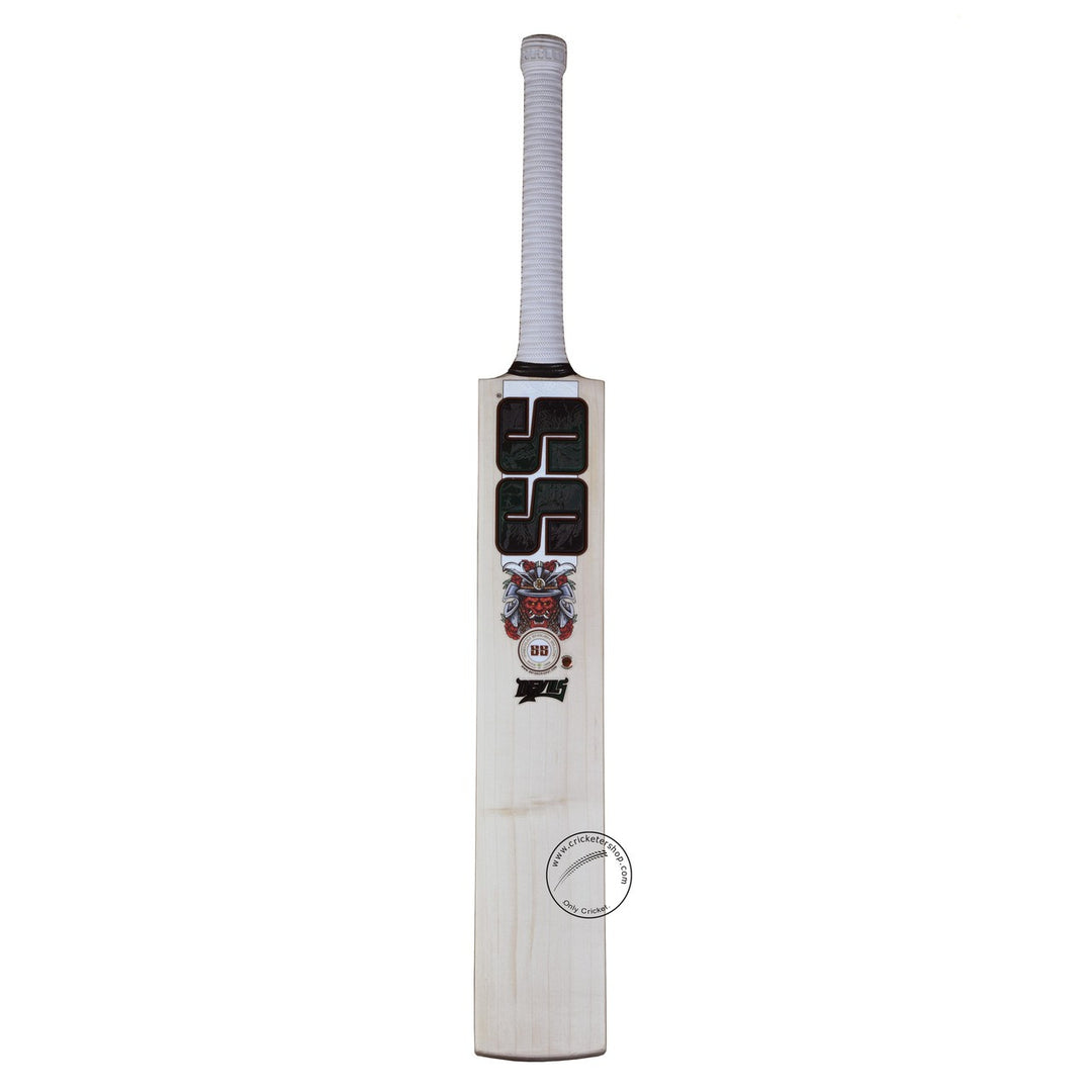 SS Devil Green English Willow Cricket Bat Size SH @ Front View