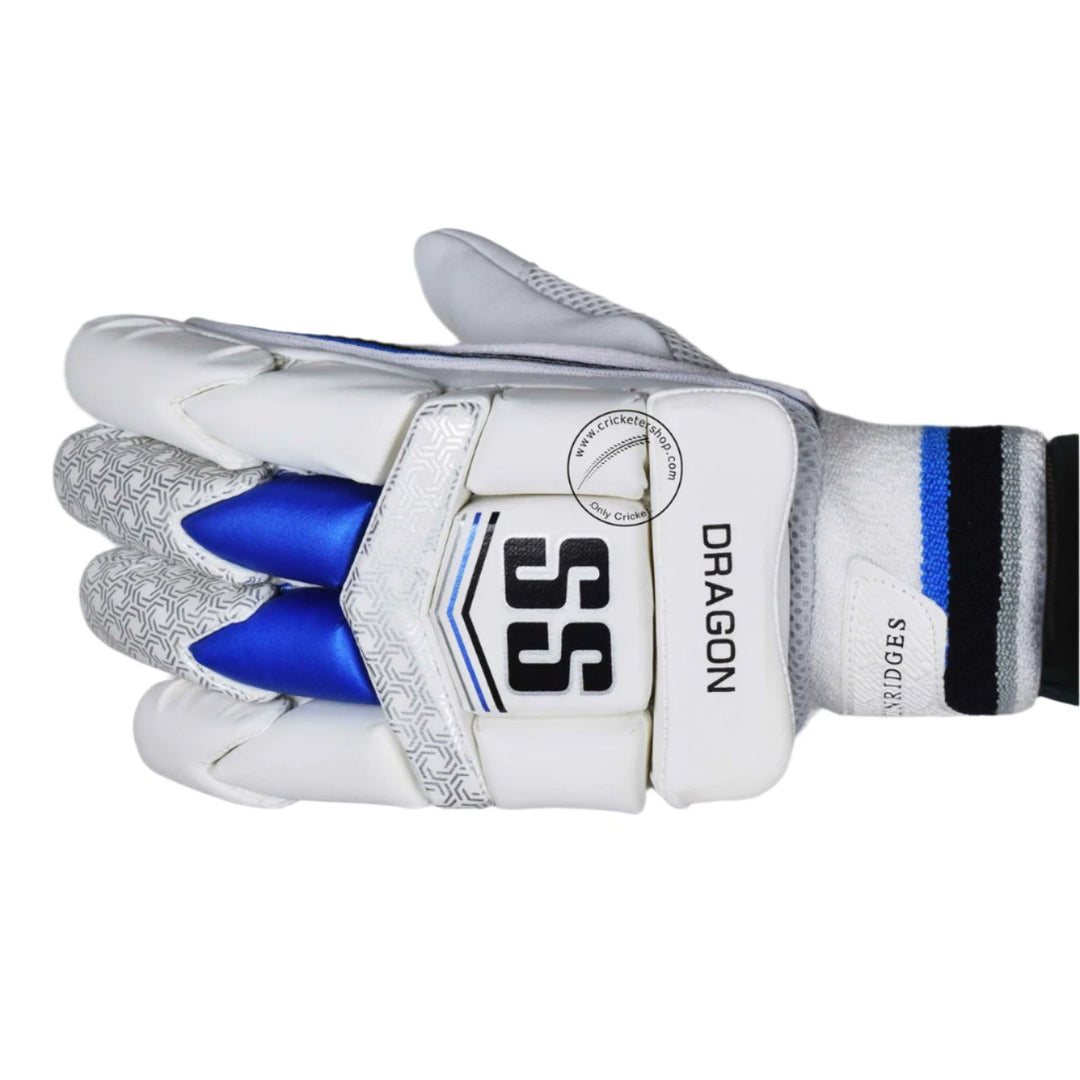 SS Dragon Cricket Batting Gloves Mens @ Left Back View