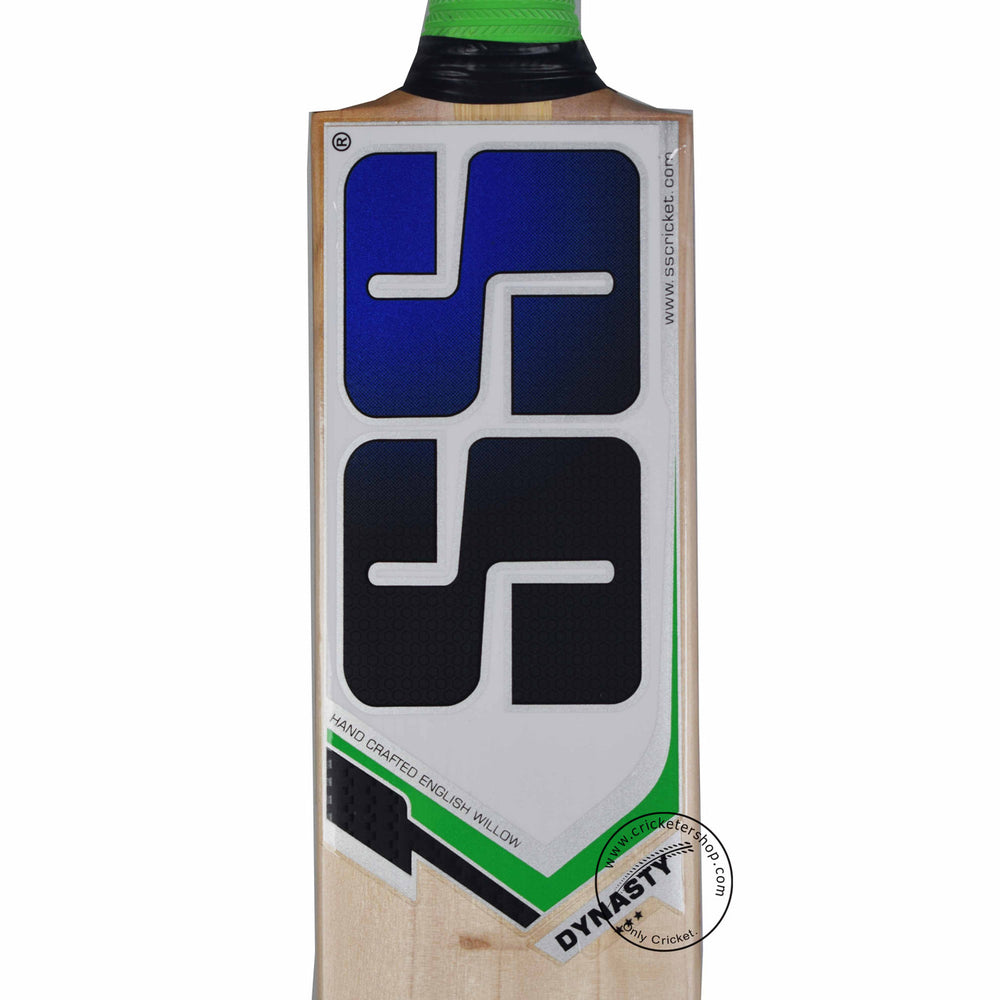 SS Dynasty English Willow Cricket Bat Size 4 @ Face View