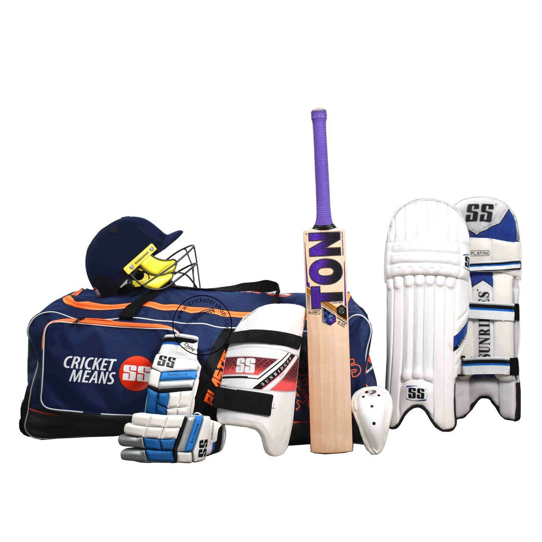 SS English Willow Complete Cricket Kit Size SH @ Complete Kit