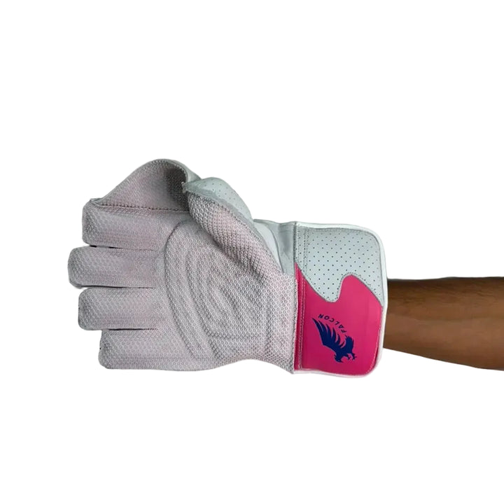 SS Falcon Cricket Wicket Keeping Gloves Mens Size @ Right Front View