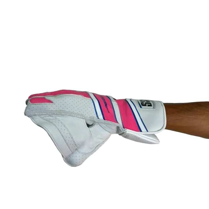 SS Falcon Cricket Wicket Keeping Gloves Mens Size @ Side View