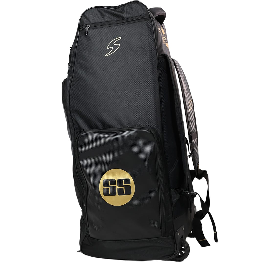 SS Gama New Cricket Kit Bag Black With Wheels@FRONT VIEW4