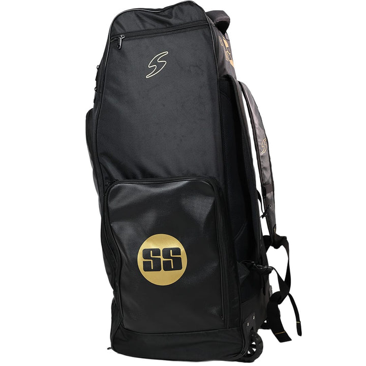 SS Gama New Cricket Kit Bag Black With Wheels@FRONT VIEW4