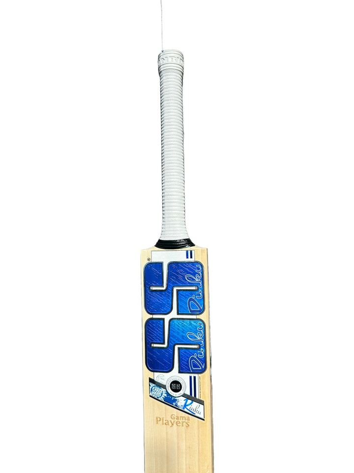 SS Gama Player Rinku Singh English Willow Cricket Bat Size SH @ Face View
