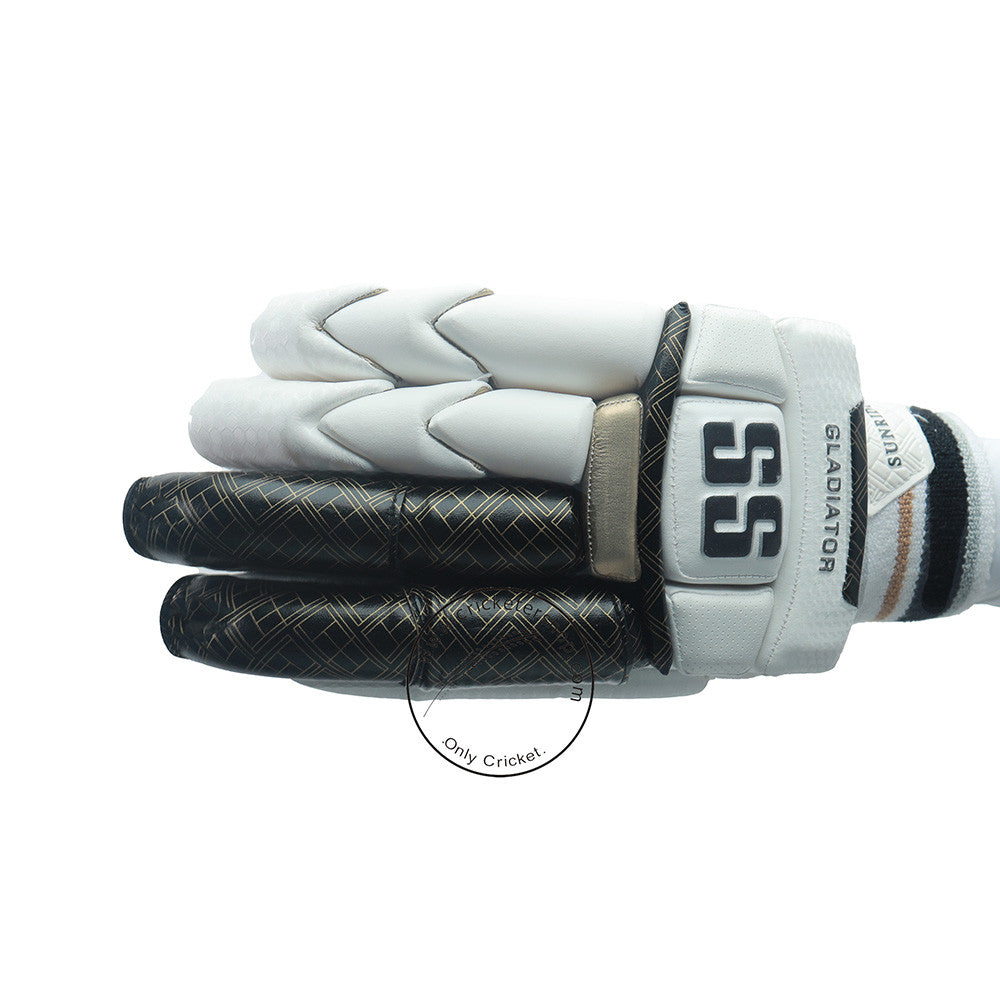 SS Gladiator Cricket Batting Gloves Mens Size Right & Left Handed @ Right Back View