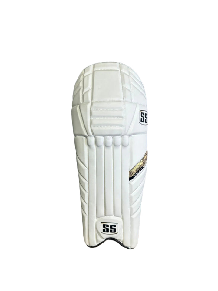 SS Gladiator Cricket Batting Leg Guard Pads Mens Size@front view3