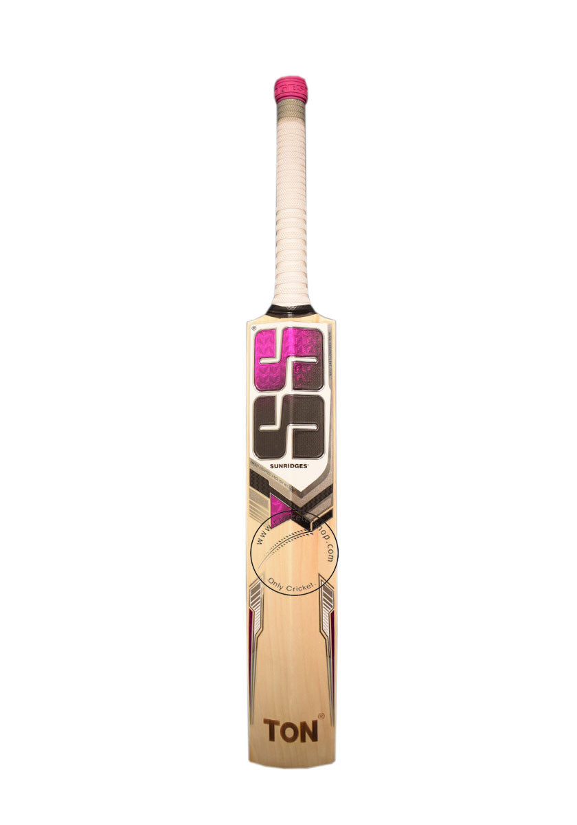 SS Gladiator Ton English Willow Cricket Bat Size Harrow @Back View