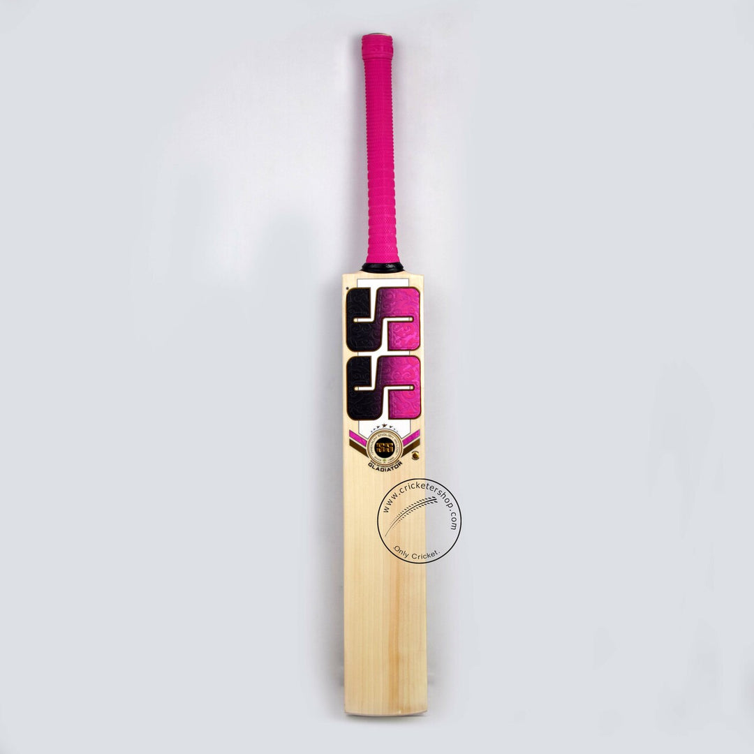 SS Gladiator Ton English Willow Cricket Bat Size SH @ Front View