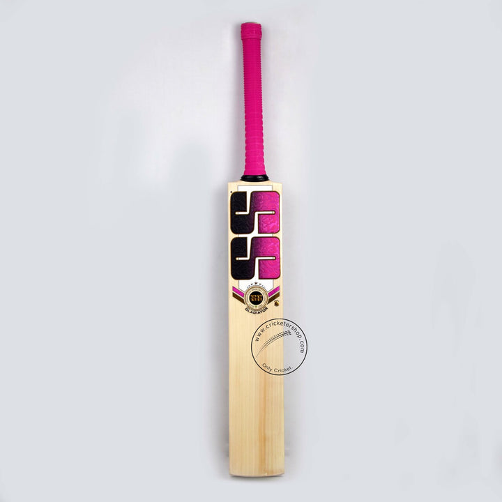 SS Gladiator Ton English Willow Cricket Bat Size SH @ Front View