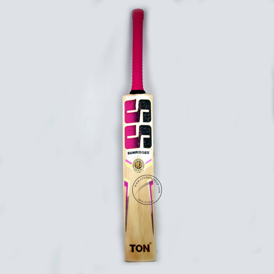 SS Gladiator Ton English Willow Cricket Bat Size SH @ Back View