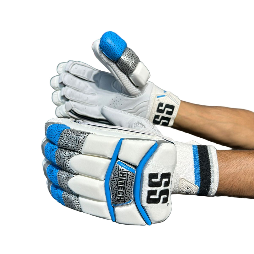SS Hi Tech Cricket Batting Gloves Size@front view
