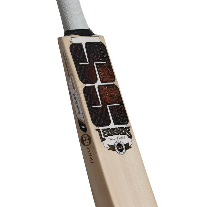 SS Legend DK English Willow Cricket Bat Size SH @ Face Side View