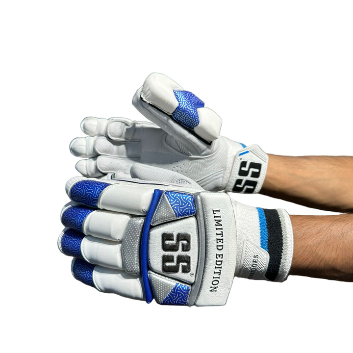SS Limited Edition Cricket Batting Gloves Mens Size@front view