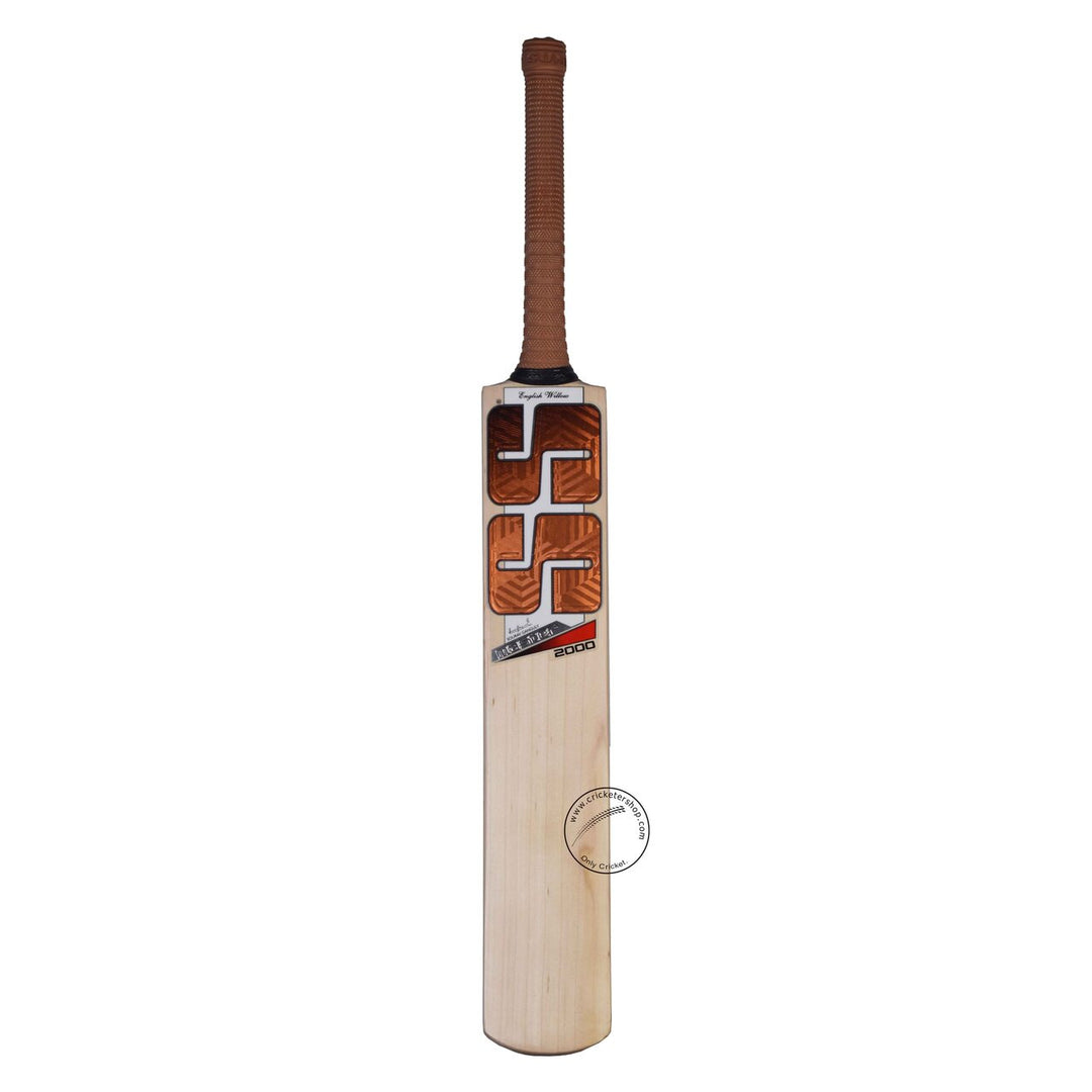 SS Master 2000 English Willow Cricket Bat Size SH @ Front View