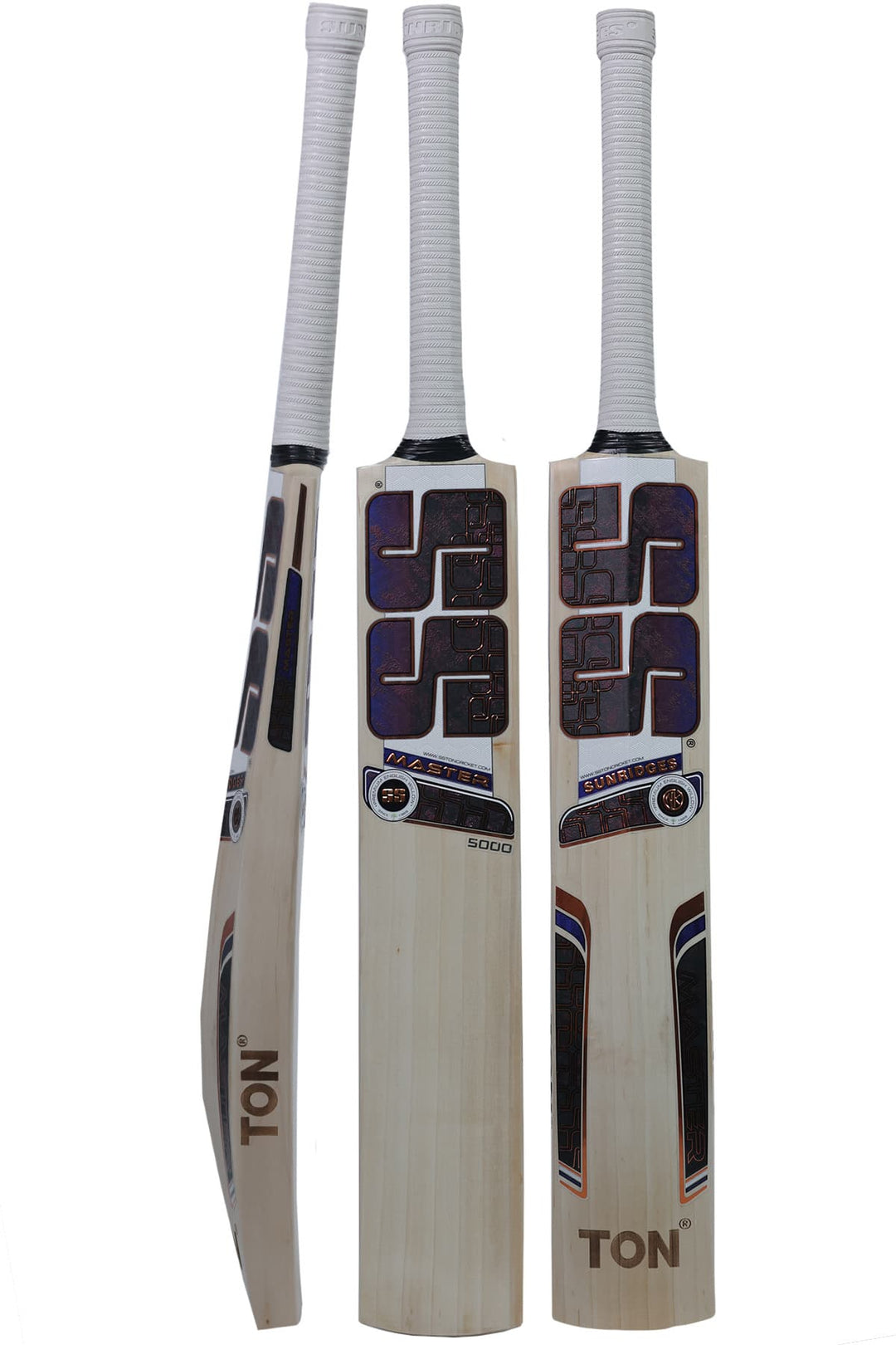 SS Master 5000 English Willow Cricket Bat Size @ Composite View