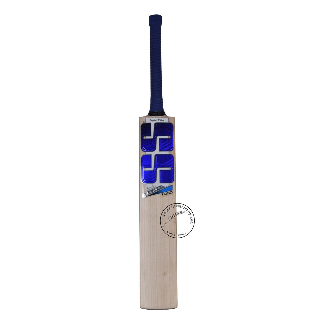 SS Master 7000 English Willow Cricket Bat Size SH @ Front View