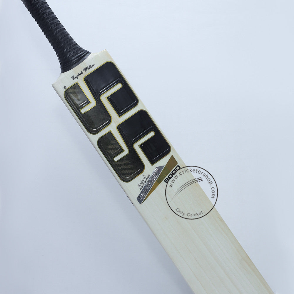 SS Master 8000 English Willow Cricket Bat Size SH  @ Face View