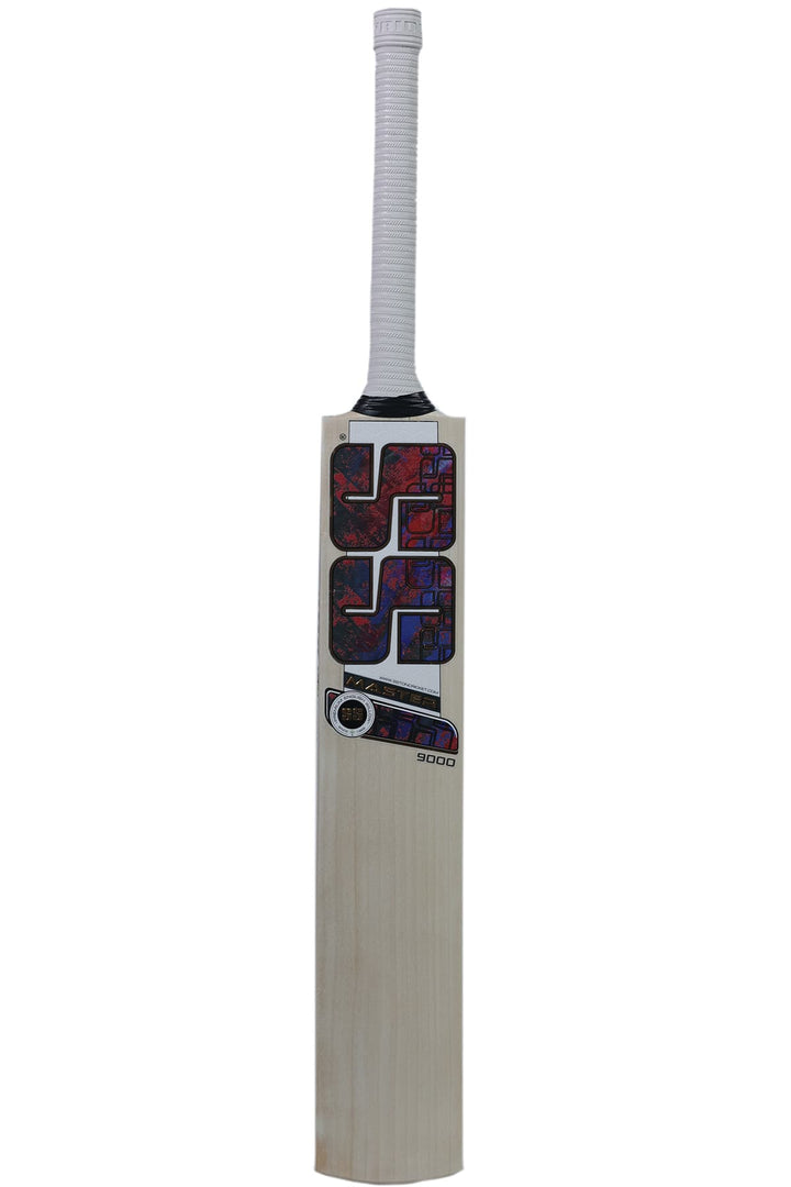 SS Master 9000 English Willow Cricket Bat Size SH @ Front View
