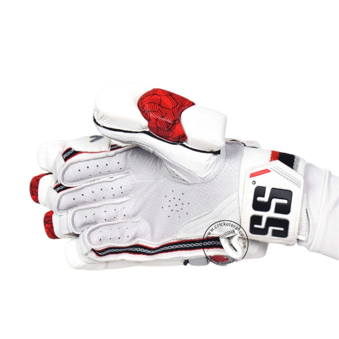 SS Millennium Pro Cricket Batting Gloves @ Right Front View