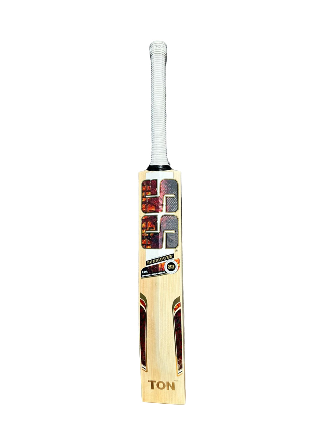 SS NKR Player Pro English Willow Cricket Bat Size SH @ Back View