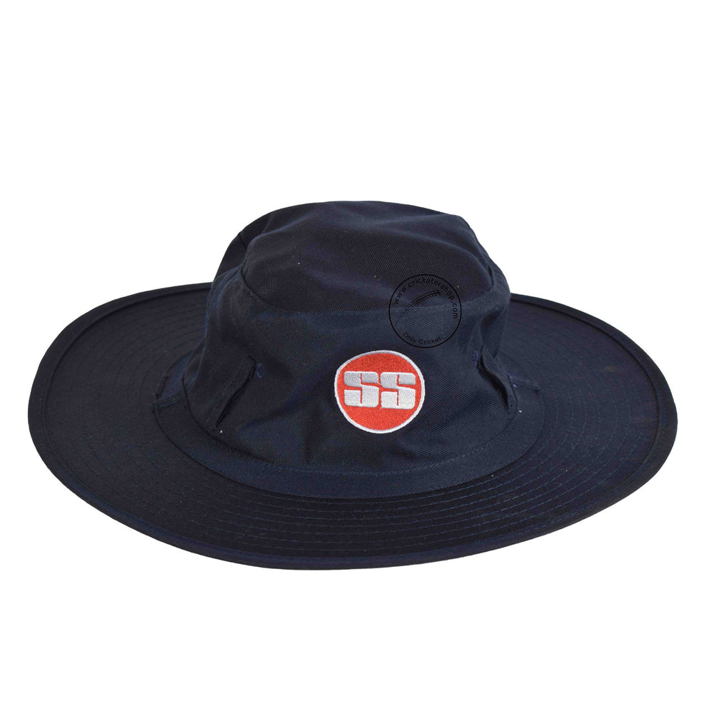 SS Navy Blue Cricket Panama Hat Size @ Front View