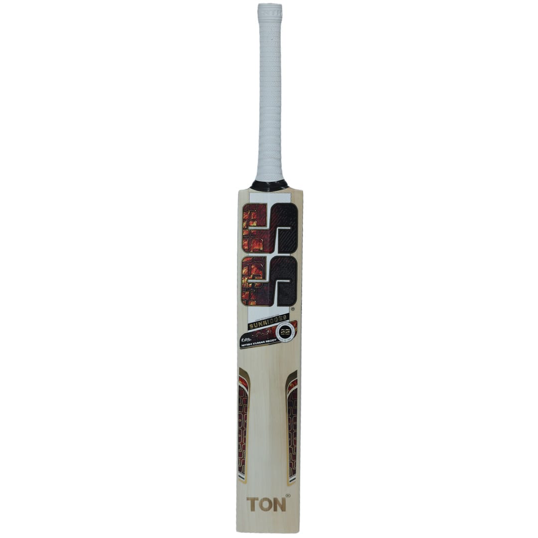 SS Nitish Kumar Reddy Player English Willow Cricket Bat Size SH @ Back View 3