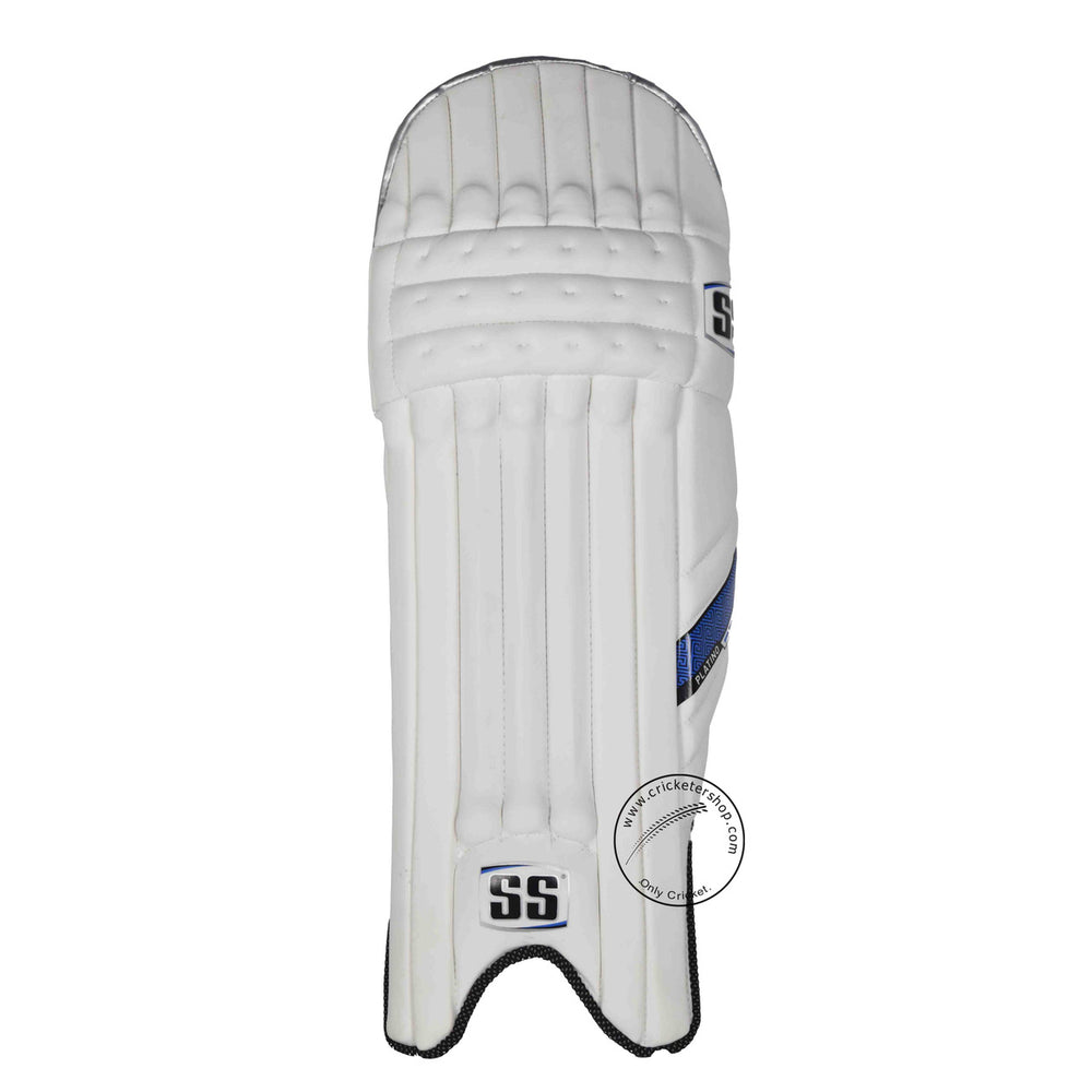 SS Platino Cricket Batting Leg Guard Pads  @ Front View