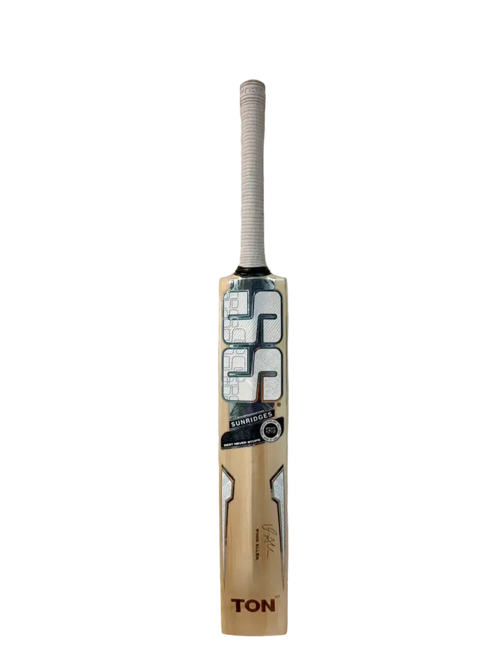 SS Player Finn Allen English Willow Cricket Bat Size Harrow @ Back View