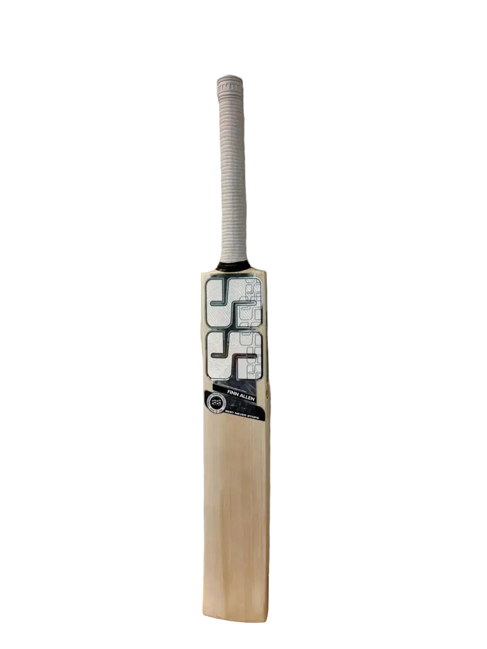 SS Player Finn Allen English Willow Cricket Bat Size Harrow @ Front View
