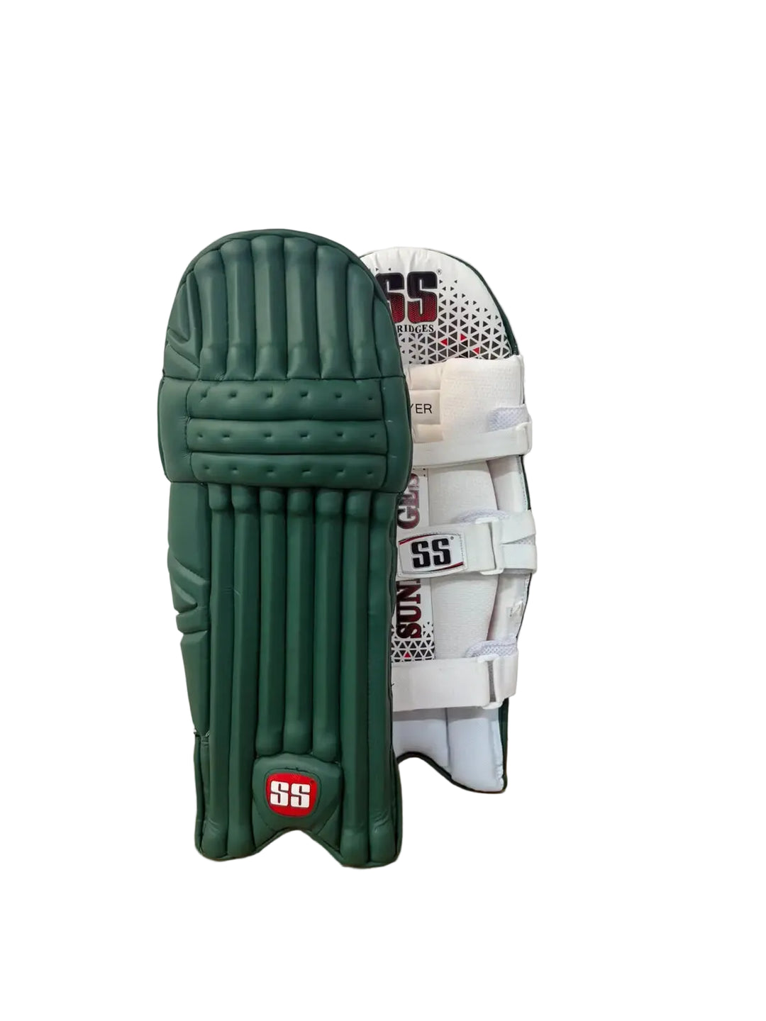 SS Players Cricket Batting Leg Guard Pads Green Size @ Composite View