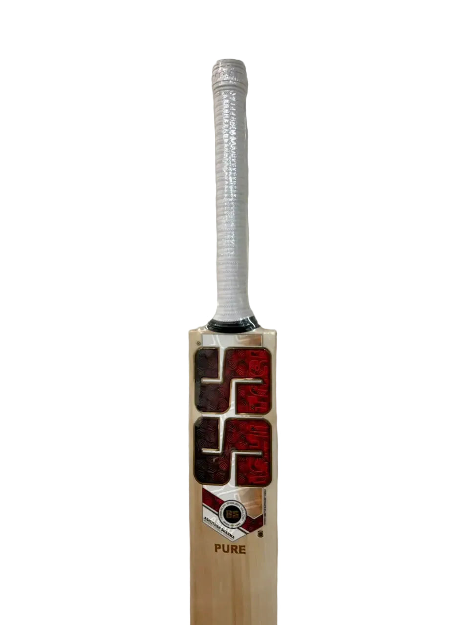 SS Players Reserve Pure English Willow Cricket Bat Size SH @ Face View