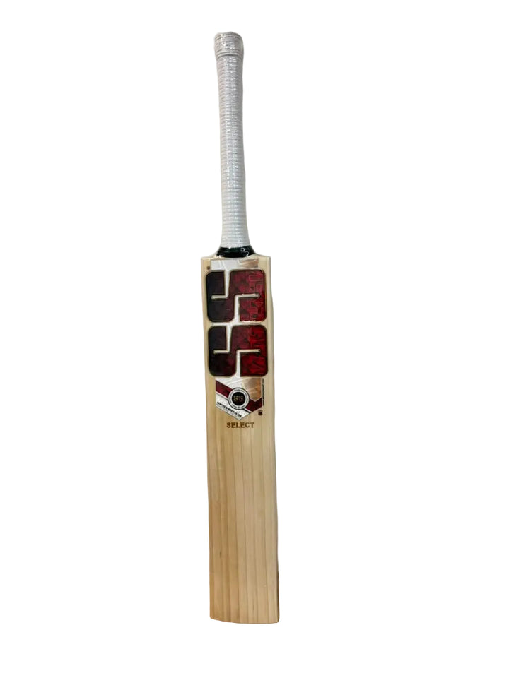 SS Players Reserve Select English Willow Cricket Bat Size SH @ Front View
