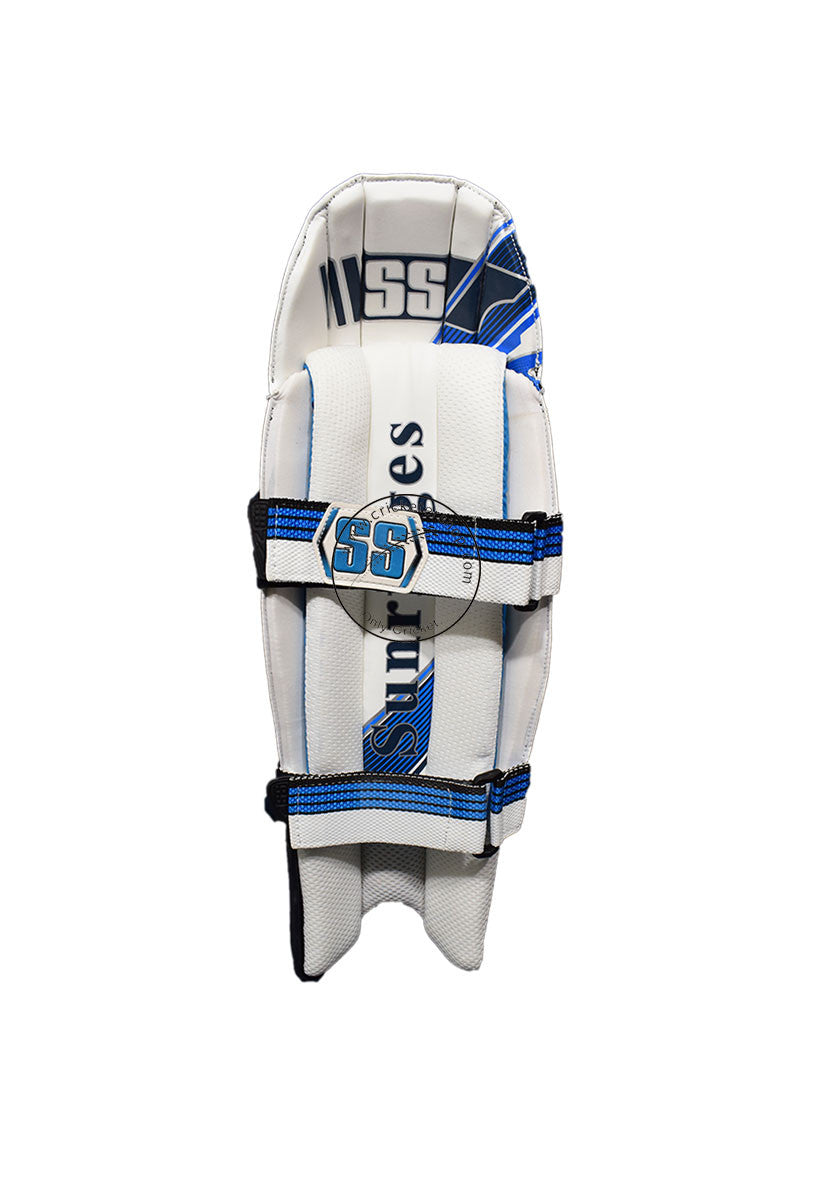 SS Players Series Black Coloured Wicket Keeping Leg Guard Pads Mens Size