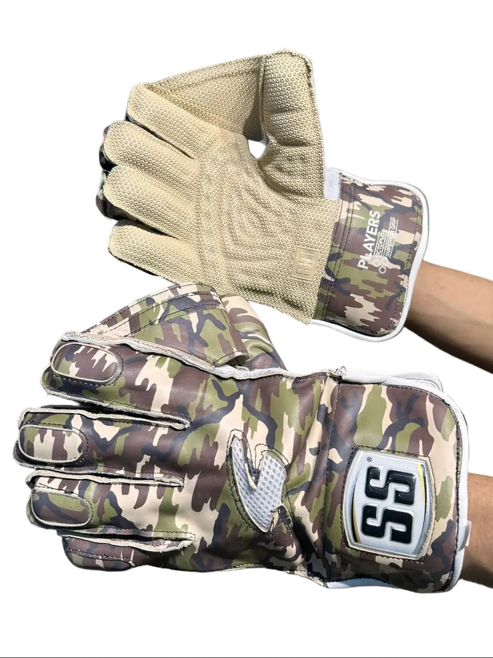 SS Players Series Camo Cricket Wicket Keeping Gloves Mens @ Composite View